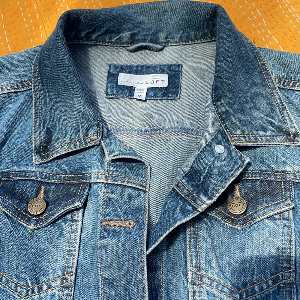 Loft Jean jacket medium - Picture 2 of 6